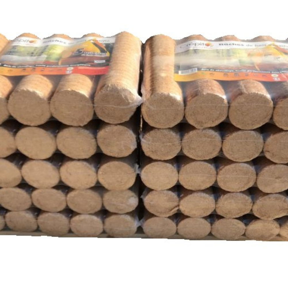 Bûches densifiées – lot de 10 packs de 5 – vue 4