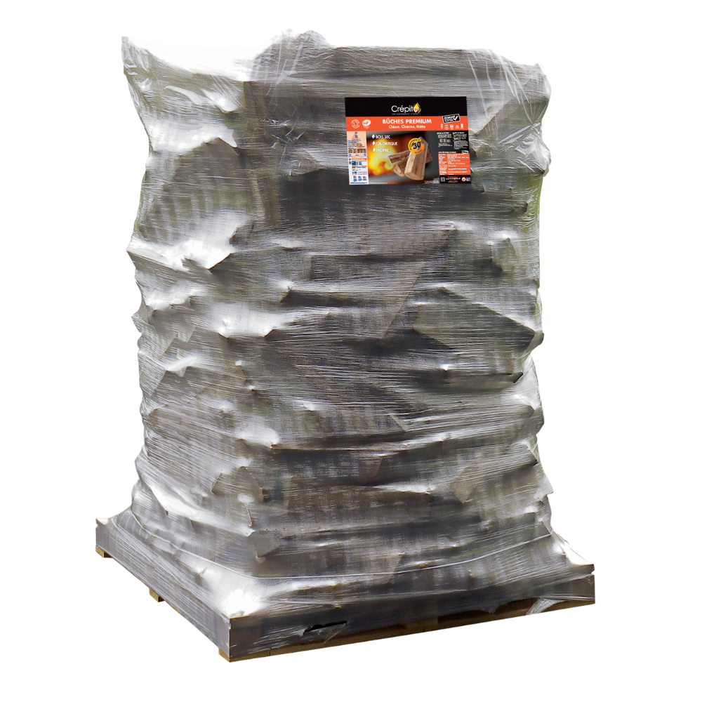 Bois de chauffage premium ultra sec 40 cm – palette 2 m³ – vue 4