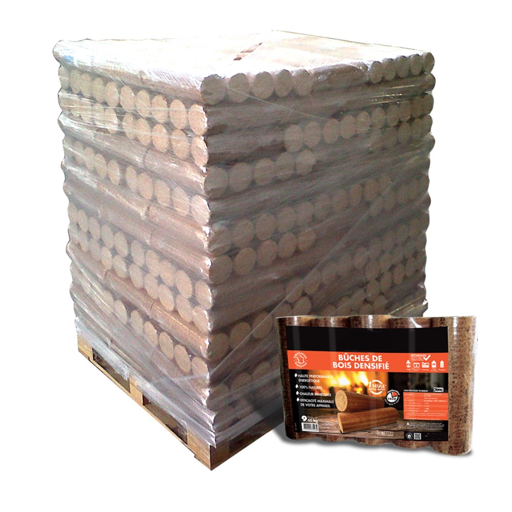 Bûches densifiées – palette de 104 packs – vue 5